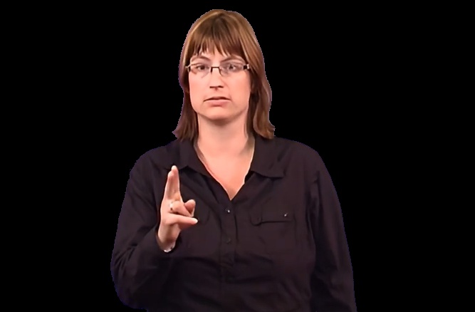 Gebärde: Konfirmation